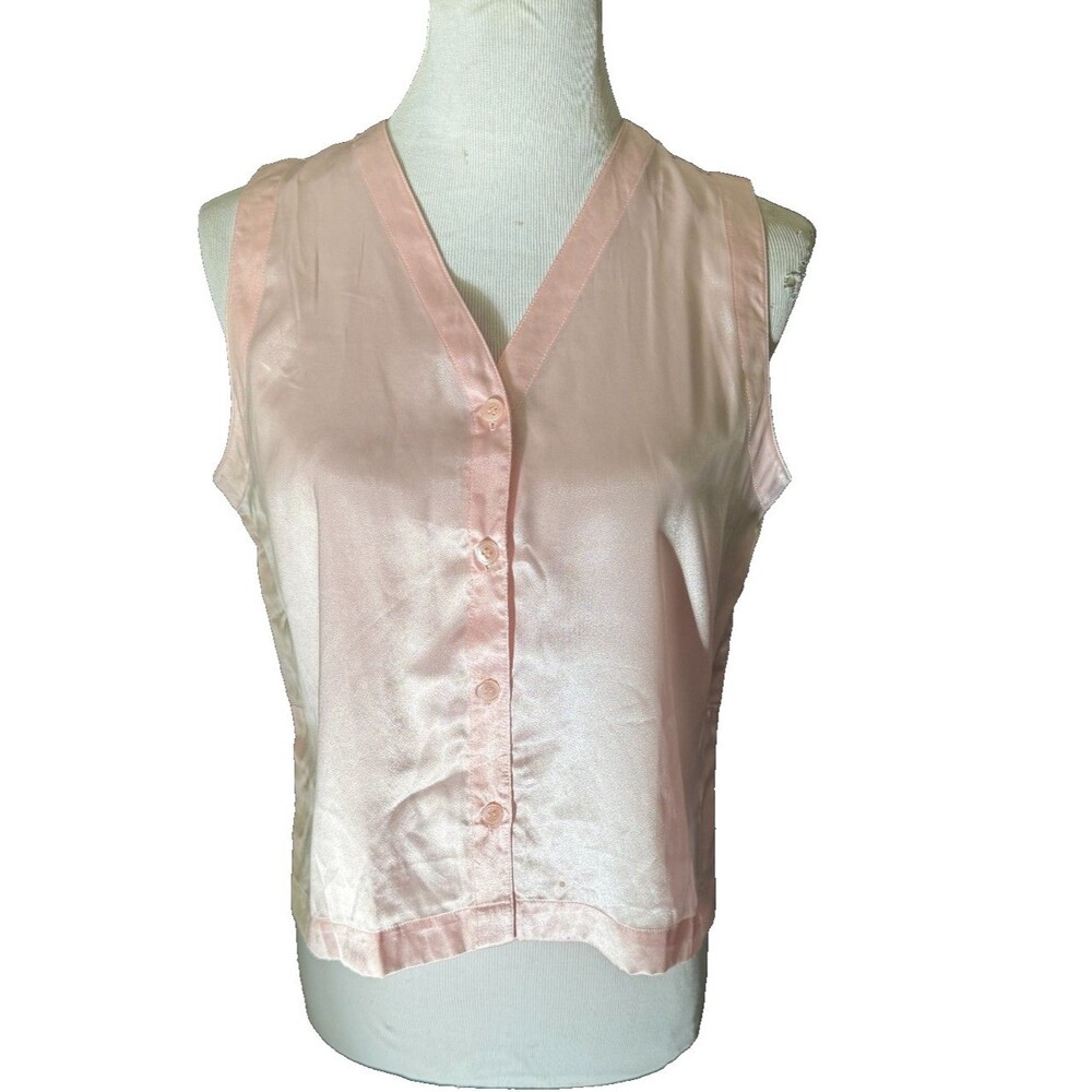 PREVIEW COLLECTION INTIMATES PINK SLEEVELESS TOP SIZE M